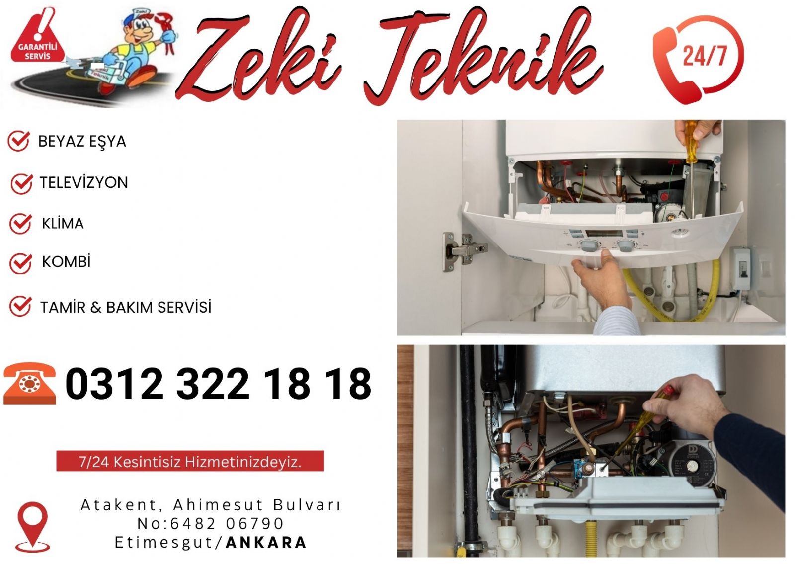 Elvankent Baymak Kombi Servisi